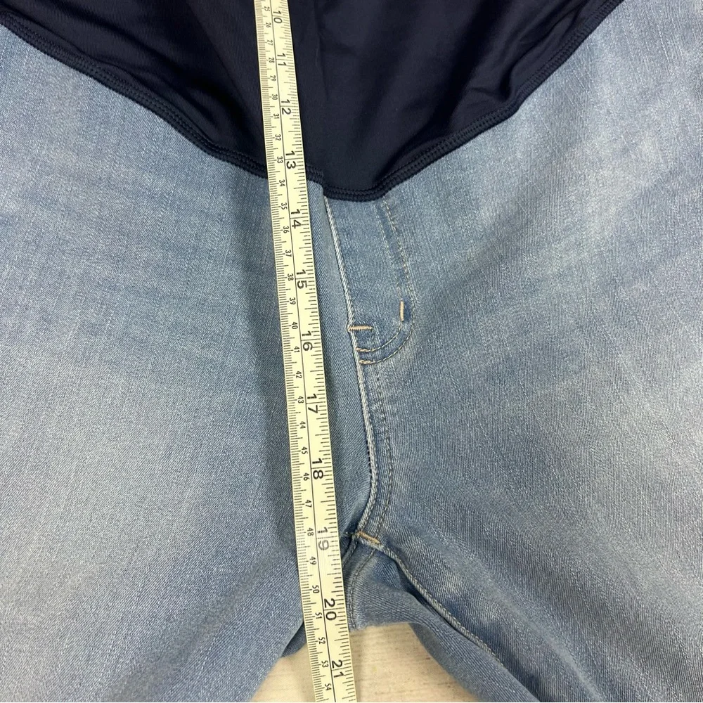 Madewell Maternity Over-the-Belly Roadtripper Jeggings Berrington Wash Size 30